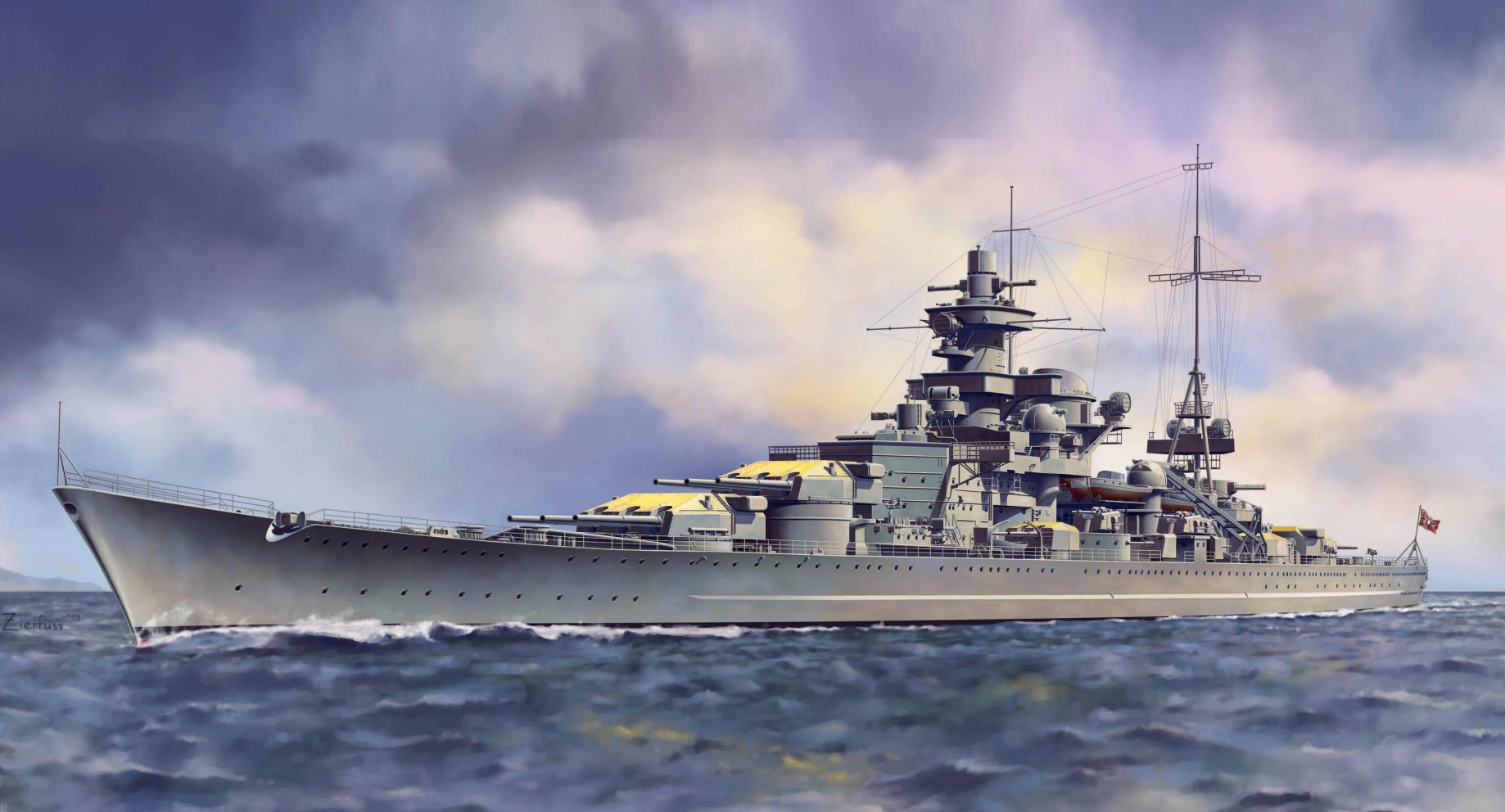 沙恩霍斯特级战列巡洋舰美图赏析